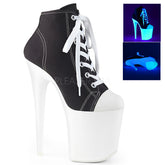 8" Heel FLAMINGO-800SK-02 Black Canvas